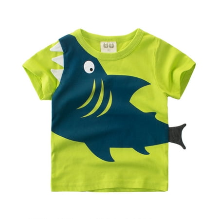 RPVATI Bays Girl Boys Crewneck Graphic T-Shirt Toddler Short Sleeve Cartoon Animal Tops 1-7Y
RPVATI Bays Girl Boys Crewneck Graphic T-Shirt Toddler Short Sleeve Cartoon Animal Tops 1-7Y