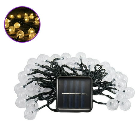 Solar Light String 20/30/100 Bulbs Waterproof LED Crystal Fairy Ball Light 8 Lighting Mode for Outdoor Home 5/6/12m Long New
Solar Light String 20/30/100 Bulbs Waterproof LED Crystal Fairy Ball Light 8 Lighting Mode for Outdoor Home 5/6/12m Long New