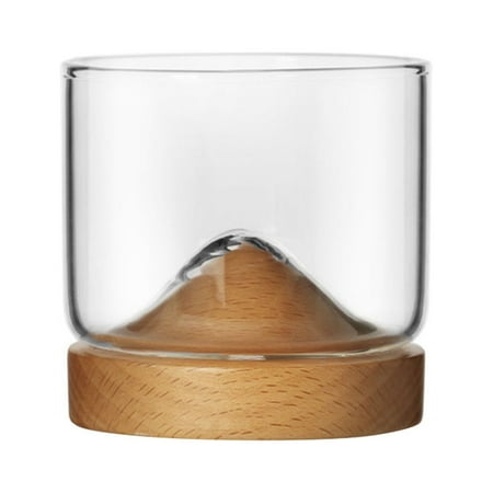 NUOLUX Creative Whiskey Glass Small Glass Japanese Style Household Mountain Wooden Bottom Wine Glass(Beech Hill Cup Single)
NUOLUX Creative Whiskey Glass Small Glass Japanese Style Household Mountain Wooden Bottom Wine Glass(Beech Hill Cup Single)