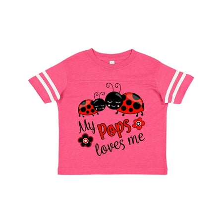 Inktastic My Pops Loves Me with Cute Ladybugs Gift Toddler Boy or Toddler Girl T-Shirt
Inktastic My Pops Loves Me with Cute Ladybugs Gift Toddler Boy or Toddler Girl T-Shirt