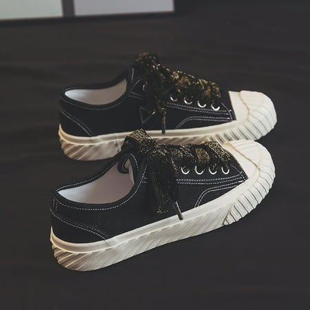 Women‘s Solid Color Canvas Shoes Ribbon Shoelaces Round Toe Low Top Casual Sneakers Women‘s Footwear
Women‘s Solid Color Canvas Shoes Ribbon Shoelaces Round Toe Low Top Casual Sneakers Women‘s Footwear