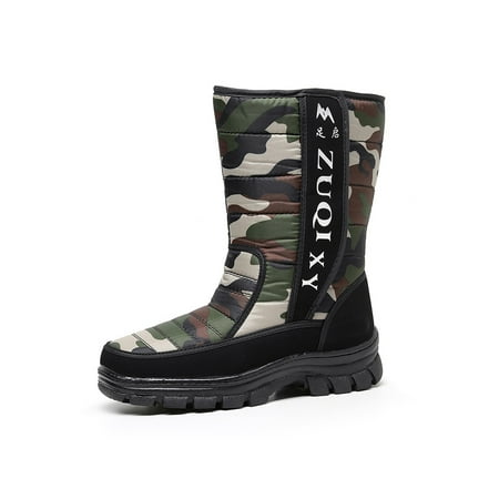 Eloshman Men Winter Boot Camouflage Hiking Bootie Mid Calf Snow Boots Work Anti Collision Cotton Lined Warm Booties Round Toe Outdoor Shoes Camouflage Green 7.5
Eloshman Men Winter Boot Camouflage Hiking Bootie Mid Calf Snow Boots Work Anti Collision Cotton Lined Warm Booties Round Toe Outdoor Shoes Camouflage Green 7.5