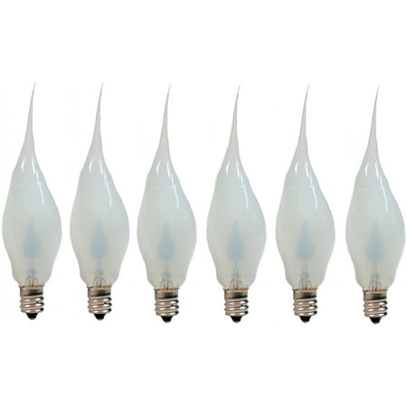 Creative Hobbies Silicone Dipped Flickering Flame Bulb Country Style Electric Candle Lamp Chandelier Light Bulbs 3 Watt Individually Boxed Pack of 6 Bulbs
Creative Hobbies Silicone Dipped Flickering Flame Bulb Country Style Electric Candle Lamp Chandelier Light Bulbs 3 Watt Individually Boxed Pack of 6 Bulbs