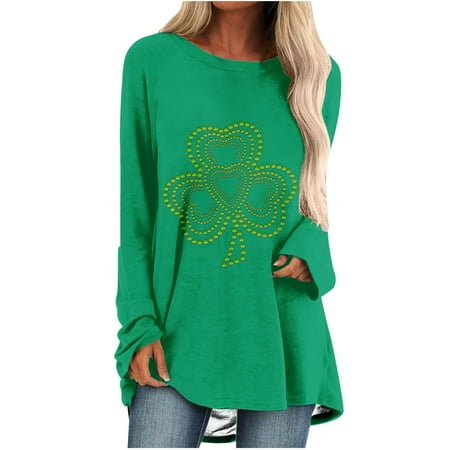 Women s Plus Size Long Sleeve Pullover Printed Sweatshirt Round Neck Casual Tunic Shirt Trendy Cute Vintage Tunic Tee Shirt Blouse Top
Women s Plus Size Long Sleeve Pullover Printed Sweatshirt Round Neck Casual Tunic Shirt Trendy Cute Vintage Tunic Tee Shirt Blouse Top