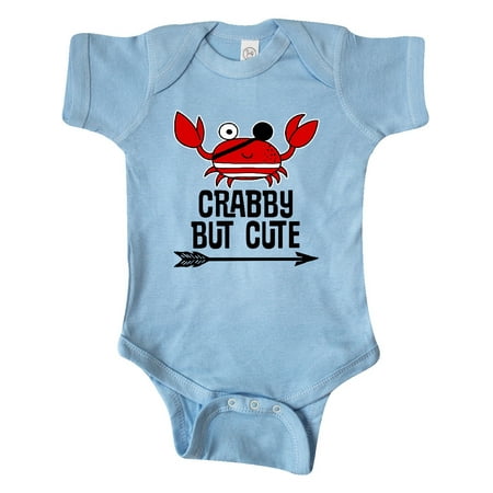 Inktastic Crabby But Cute Beach Crab Gift Baby Boy or Baby Girl Bodysuit