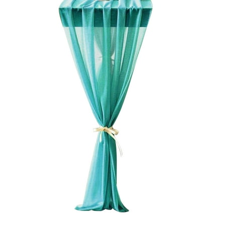 Wanwan Table Runner Solid Color Decorative Romantic Chiffon Wedding Table Runner for Bridal Showers
Wanwan Table Runner Solid Color Decorative Romantic Chiffon Wedding Table Runner for Bridal Showers