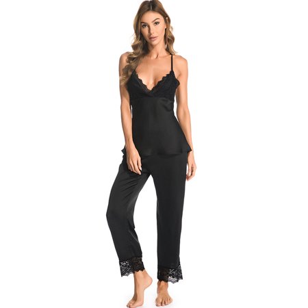 QWZNDZGR Can Wear Sexy Summer Ice Silk Fun Suspenders Pajamas Pants Home Suit Lace Stitching
QWZNDZGR Can Wear Sexy Summer Ice Silk Fun Suspenders Pajamas Pants Home Suit Lace Stitching