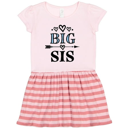 Inktastic Big Sis Girls New Sister Announcement Gift Toddler Girl Dress 
Inktastic Big Sis Girls New Sister Announcement Gift Toddler Girl Dress