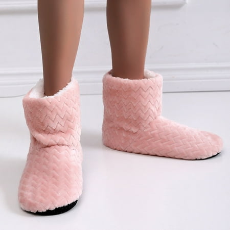 Slippers Winter High Top Round Toe Baotou Flat Heel Home Solid Autumn Winter Deep Mouth Thick Sole Slippers Boots
Slippers Winter High Top Round Toe Baotou Flat Heel Home Solid Autumn Winter Deep Mouth Thick Sole Slippers Boots