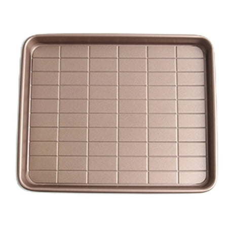 Sorrowso Nougat Pan Biscuit Pad Non-stick Shallow Bakeware Oven Baking Champagne Gold 
Sorrowso Nougat Pan Biscuit Pad Non-stick Shallow Bakeware Oven Baking Champagne Gold