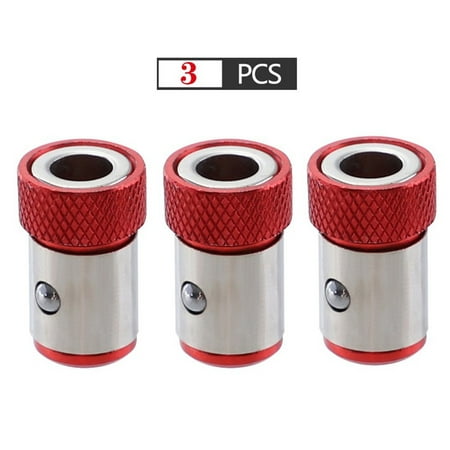 3Pcs Drill Head Screwdriver Bits Strong Magnetizer Metal Universal Magnetic Ring
3Pcs Drill Head Screwdriver Bits Strong Magnetizer Metal Universal Magnetic Ring