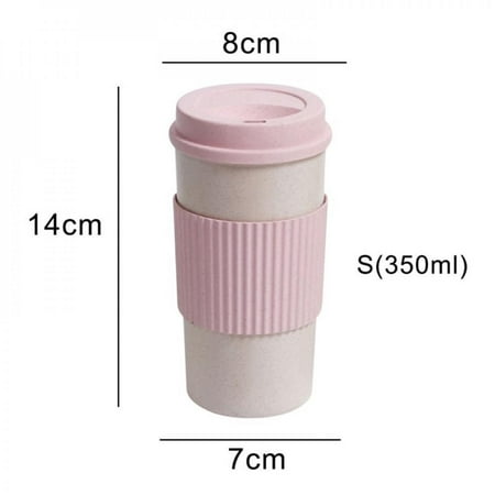 Reusable Coffee Tea Cup Double-wall Insulation Wheat Fiber Straw Mug Coffee Cup Outdoor Water Bottle Travel Insulated Cup
Reusable Coffee Tea Cup Double-wall Insulation Wheat Fiber Straw Mug Coffee Cup Outdoor Water Bottle Travel Insulated Cup