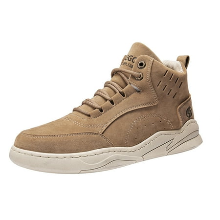 CHOII Promotion! Autumn And Winter Men s Velvet Warm Cotton Shoes Snow Boots Insulated Waterproof Fur Lined Booties High Top Shoes Outdoor Warm Mid Calf Thickened Flat Bottom Booties Light Brown/9.5
CHOII Promotion! Autumn And Winter Men s Velvet Warm Cotton Shoes Snow Boots Insulated Waterproof Fur Lined Booties High Top Shoes Outdoor Warm Mid Calf Thickened Flat Bottom Booties Light Brown/9.5