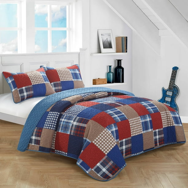 Heritage Club Patchwork Quilt Set, Multiple Colors