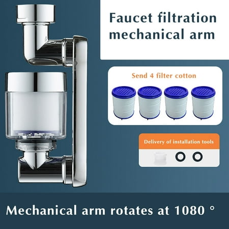 Mechanical Arm Universal Faucet With Rotatable Foaming Nozzle Universal Extension Device Universal Head 1080 Degrees
Mechanical Arm Universal Faucet With Rotatable Foaming Nozzle Universal Extension Device Universal Head 1080 Degrees