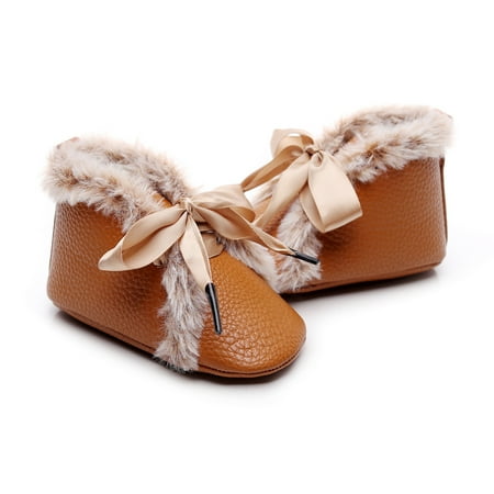 Hunpta Infant Baby Girls Soft Plush Bowknot Snow Boots Warm Cotton First Walkers Shoes
Hunpta Infant Baby Girls Soft Plush Bowknot Snow Boots Warm Cotton First Walkers Shoes
