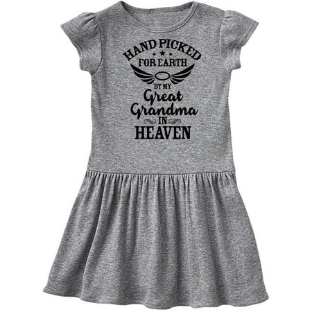 Inktastic Handpicked for Earth By My Great Grandma in Heaven Gift Toddler Girl Dress
Inktastic Handpicked for Earth By My Great Grandma in Heaven Gift Toddler Girl Dress
