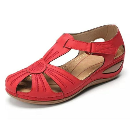 Alueeu Women s sandals Women s Ladies Girls Comfortable Ankle Hollow Round Toe Sandals Soft Sole Shoes
Alueeu Women s sandals Women s Ladies Girls Comfortable Ankle Hollow Round Toe Sandals Soft Sole Shoes