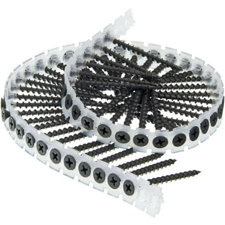 Senco DuraSpin #7 x 2 In. Phillips Bugle Head Collated Drywall Screw Phospate Finish (1000 Ct.)
Senco DuraSpin #7 x 2 In. Phillips Bugle Head Collated Drywall Screw Phospate Finish (1000 Ct.)