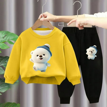 Abomasnow 2 Pcs Boby Clothes for Boy Girls Cute Print Sweatsuit Pullover Tops and Pants Long Sleeve Sweatshirt and Jogger Pants Outfits Sets
Abomasnow 2 Pcs Boby Clothes for Boy Girls Cute Print Sweatsuit Pullover Tops and Pants Long Sleeve Sweatshirt and Jogger Pants Outfits Sets