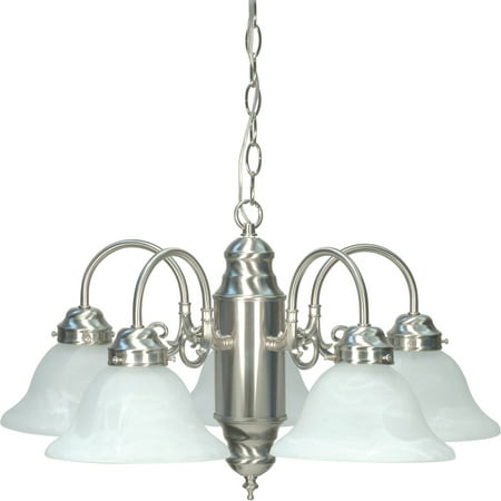 Chandeliers 5 Light With Brushed Nickel Finished Incandescent 23 inch 300 Watts
Chandeliers 5 Light With Brushed Nickel Finished Incandescent 23 inch 300 Watts