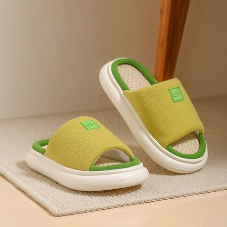 CoCopeanut Flax Women Slippers Open Toe Home Solid Color EVA Non-slip Thick Sole Sofe 2022 New Spring Autumn Indoor Couples Shoes
CoCopeanut Flax Women Slippers Open Toe Home Solid Color EVA Non-slip Thick Sole Sofe 2022 New Spring Autumn Indoor Couples Shoes