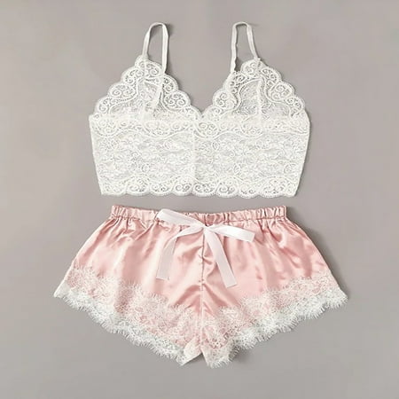 JNGSA Women New Sexy Fashion Lace Lingerie Silk Underwear Sleepwear Pajamas Satin Pajamas For Women Pajamas For Women Soft Comfy Clearance
JNGSA Women New Sexy Fashion Lace Lingerie Silk Underwear Sleepwear Pajamas Satin Pajamas For Women Pajamas For Women Soft Comfy Clearance