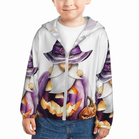 Gaeub Halloween Gnome With Pumpkins Print Athletic Sun Protection Hoodie for Kids Long Sleeve Outdoor UV Shirt Running Fishing Top for Boys Girls-18 Months
Gaeub Halloween Gnome With Pumpkins Print Athletic Sun Protection Hoodie for Kids Long Sleeve Outdoor UV Shirt Running Fishing Top for Boys Girls-18 Months