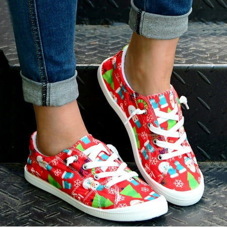 Mishuowoti casual shoes for women 2023 Christmas Print Loafers For Women Ladies Shoes Canvas Flat Shoes Soft Vulcanize Casual Shoes
Mishuowoti casual shoes for women 2023 Christmas Print Loafers For Women Ladies Shoes Canvas Flat Shoes Soft Vulcanize Casual Shoes