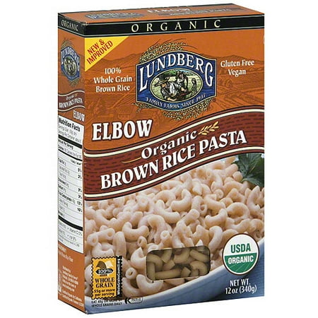 Lundberg Family Farms Elbow Brown Rice Pasta, 10 oz Pack of 12