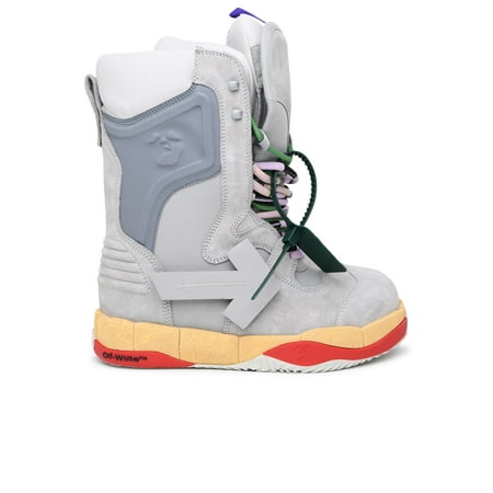 OFF-WHITE SCARPONE DA SNOWBOARD IN TESSUTO TECNICO GRIGIO