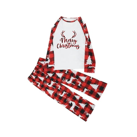Christmas Gifts Christmas Pjs Matching Sets Cute Printed Top + Plaid Pants Sleepwear Holiday Pajamas Jammies for Family or Couples
Christmas Gifts Christmas Pjs Matching Sets Cute Printed Top + Plaid Pants Sleepwear Holiday Pajamas Jammies for Family or Couples