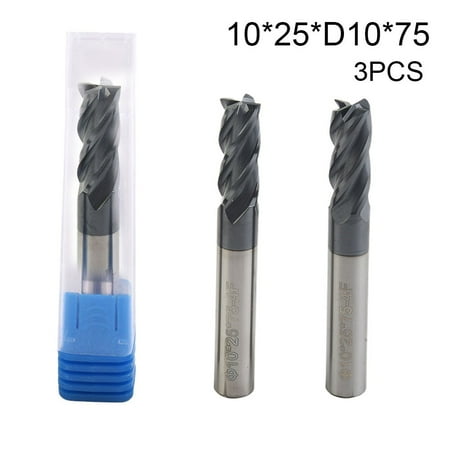 Hayafir 3PCS 45° 4 Flute 3/8 end mill solid carbide TIALN coated X 1 X 2-1/2 CNC Bit
Hayafir 3PCS 45° 4 Flute 3/8 end mill solid carbide TIALN coated X 1 X 2-1/2 CNC Bit