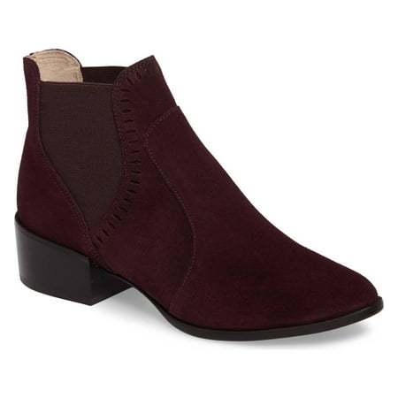 Klub Nico Zafira Chelsea Booties Gore Side Oxford Chelsea Ankle Boot (Wine 10)