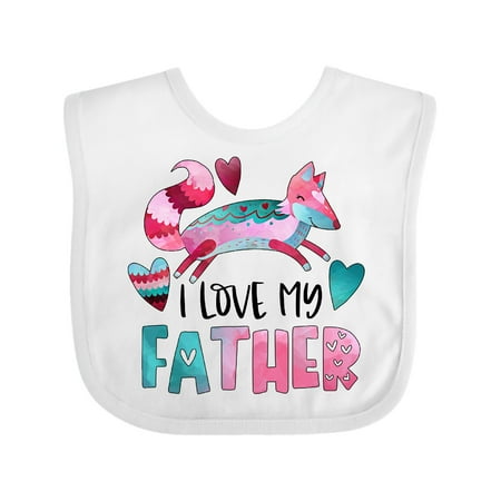 Inktastic I Love My Father Pink and Blue Fox with Hearts Gift Baby Boy or Baby Girl Bib
Inktastic I Love My Father Pink and Blue Fox with Hearts Gift Baby Boy or Baby Girl Bib