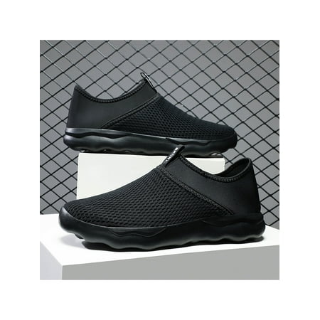 SIMANLAN Mens Walking Shoes Mesh Shoe Slip On Sneakers Unisex Soft Casual Sneaker Womens Massage Black 8.5
SIMANLAN Mens Walking Shoes Mesh Shoe Slip On Sneakers Unisex Soft Casual Sneaker Womens Massage Black 8.5