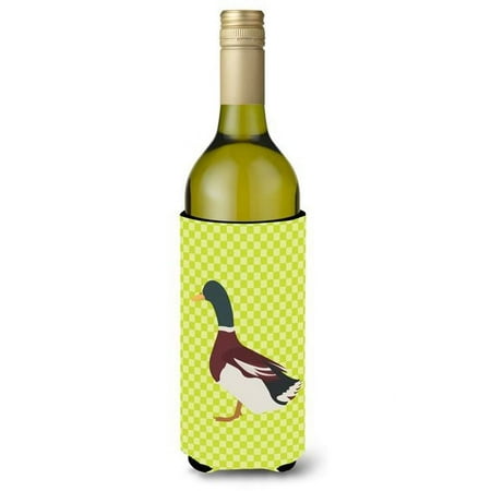 Rouen Duck Green Wine Bottle Beverge Insulator Hugger