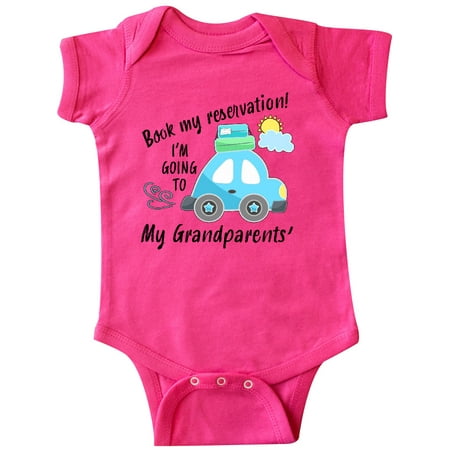 Inktastic Book my Reservation! I m Going To My Grandparents Gift Baby Boy or Baby Girl Bodysuit
Inktastic Book my Reservation! I m Going To My Grandparents Gift Baby Boy or Baby Girl Bodysuit