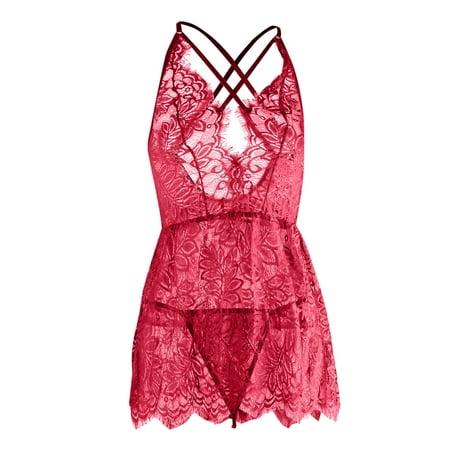 Aayomet Crotchless Lingerie For Women Women Lingerie Lace Strap Chemise Halter Teddy V Neck Sleepwear RD2 S
Aayomet Crotchless Lingerie For Women Women Lingerie Lace Strap Chemise Halter Teddy V Neck Sleepwear RD2 S