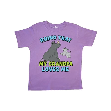 Inktastic Rhino That My Grandpa Loves Me with Cute Rhinos Gift Toddler Boy or Toddler Girl T-Shirt
Inktastic Rhino That My Grandpa Loves Me with Cute Rhinos Gift Toddler Boy or Toddler Girl T-Shirt