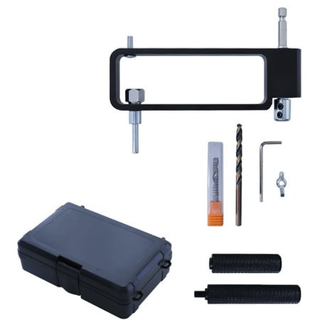 OOKWE Practical Drilling Guide Locator Hole Cutter Adjustable Hole Opener Woodworking Tool for Plasterboard Thick Wood Board
OOKWE Practical Drilling Guide Locator Hole Cutter Adjustable Hole Opener Woodworking Tool for Plasterboard Thick Wood Board