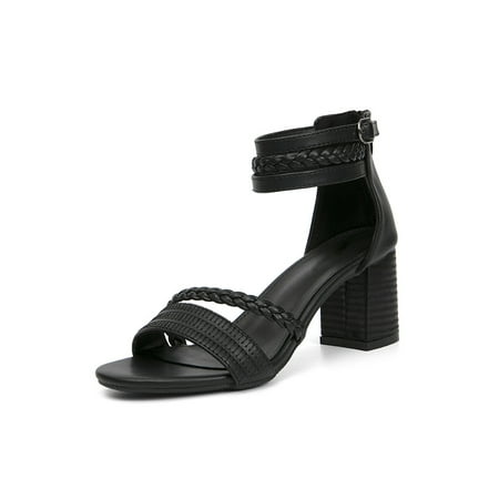 Rotosw Women Dress Shoes Ankle Strap Sandal Summer Sandals Fashion Chunky Heel High Heels Wedding Comfortable Pumps Black 5.5
Rotosw Women Dress Shoes Ankle Strap Sandal Summer Sandals Fashion Chunky Heel High Heels Wedding Comfortable Pumps Black 5.5