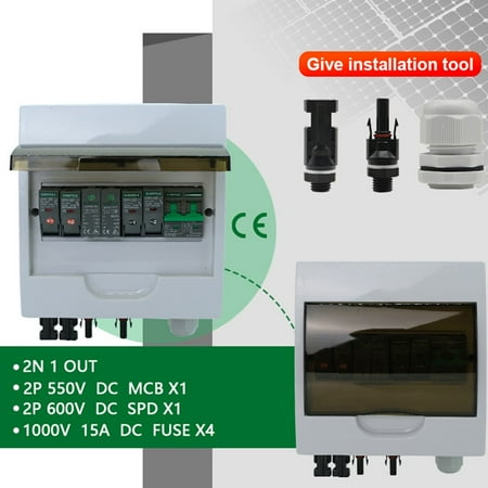 Cogfs 2 in 1 Out 550V Outdoor Waterproof 1 String DC Lightning Protection PV Combiner Box
Cogfs 2 in 1 Out 550V Outdoor Waterproof 1 String DC Lightning Protection PV Combiner Box