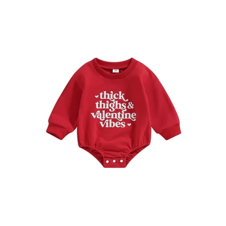 Suealasg Toddler Girls Valentine s Day Romper 3M 6M 12M 18M Baby Girls Clothes Infant Girls Spring Letter Print Long Sleeve Bodysuit Jumpsuit
Suealasg Toddler Girls Valentine s Day Romper 3M 6M 12M 18M Baby Girls Clothes Infant Girls Spring Letter Print Long Sleeve Bodysuit Jumpsuit
