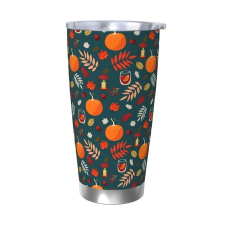 Salouo Autumn with Pumpkins Print 20oz Tumbler with Lid Stainless Steel Vacuum Insulated Tumbler Durable Insulated Coffee Mug Thermal Cup with Splash Proof Sliding Lid-Without Straw
Salouo Autumn with Pumpkins Print 20oz Tumbler with Lid Stainless Steel Vacuum Insulated Tumbler Durable Insulated Coffee Mug Thermal Cup with Splash Proof Sliding Lid-Without Straw