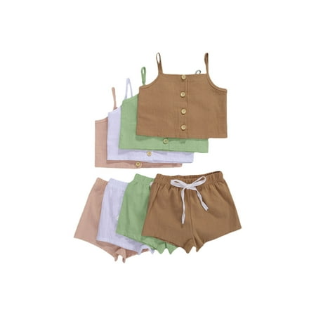Toddler Baby Girl Knitted Outfit Set Solid Color Halter Strap Button Ruffle Tops+Drawstring Shorts+Headband
Toddler Baby Girl Knitted Outfit Set Solid Color Halter Strap Button Ruffle Tops+Drawstring Shorts+Headband