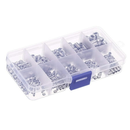 330 Pieces 304 Stainless Steel M3/4/5/6/8 Hex Head Socket Set Screw Assortment Kit with Plastic Box
330 Pieces 304 Stainless Steel M3/4/5/6/8 Hex Head Socket Set Screw Assortment Kit with Plastic Box