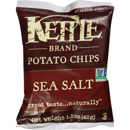 Kettle Brand Sea Salt Potato Chips, 1.5 oz, (Pack of 24)