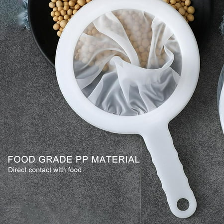 Younar 2pcs Kitchen Ultra-fine Mesh Strainer Kitchen Nylon Mesh Filter Spoon for Soy Milk
Younar 2pcs Kitchen Ultra-fine Mesh Strainer Kitchen Nylon Mesh Filter Spoon for Soy Milk