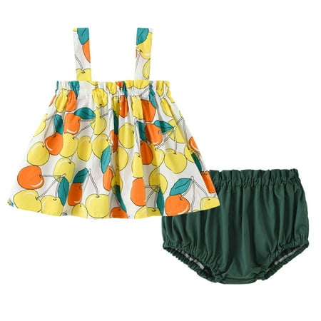 Fesfesfes Toddler Girls Clothes Set Colorful Sleeveless Shirt Short Pants Summer Outfit
Fesfesfes Toddler Girls Clothes Set Colorful Sleeveless Shirt Short Pants Summer Outfit